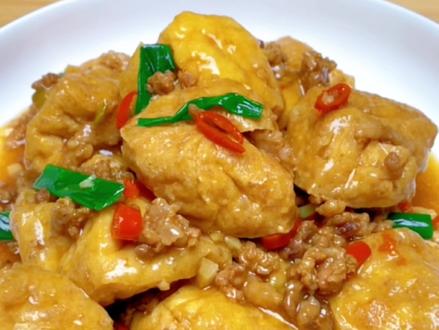 肉沫豆腐泡饭