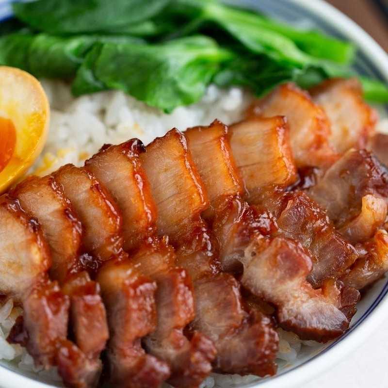 秘制叉烧➕黄焖鸡饭