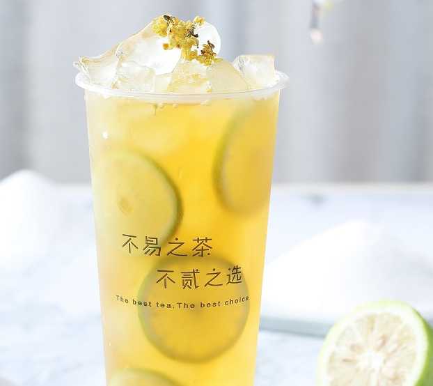 桂花柠檬茶