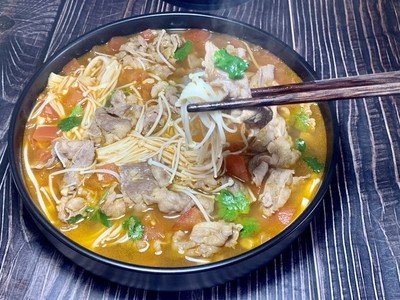 金针菇肥牛