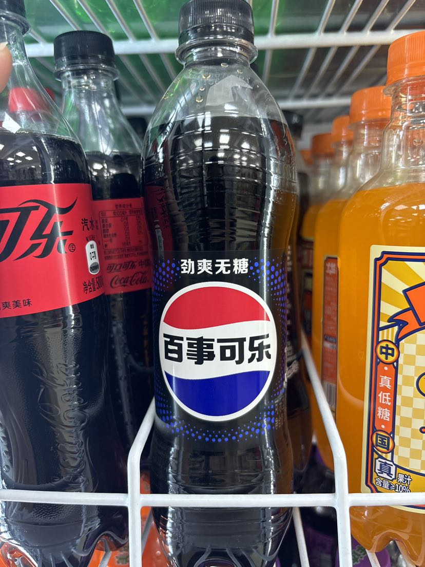 500ml劲爽无糖百事可乐