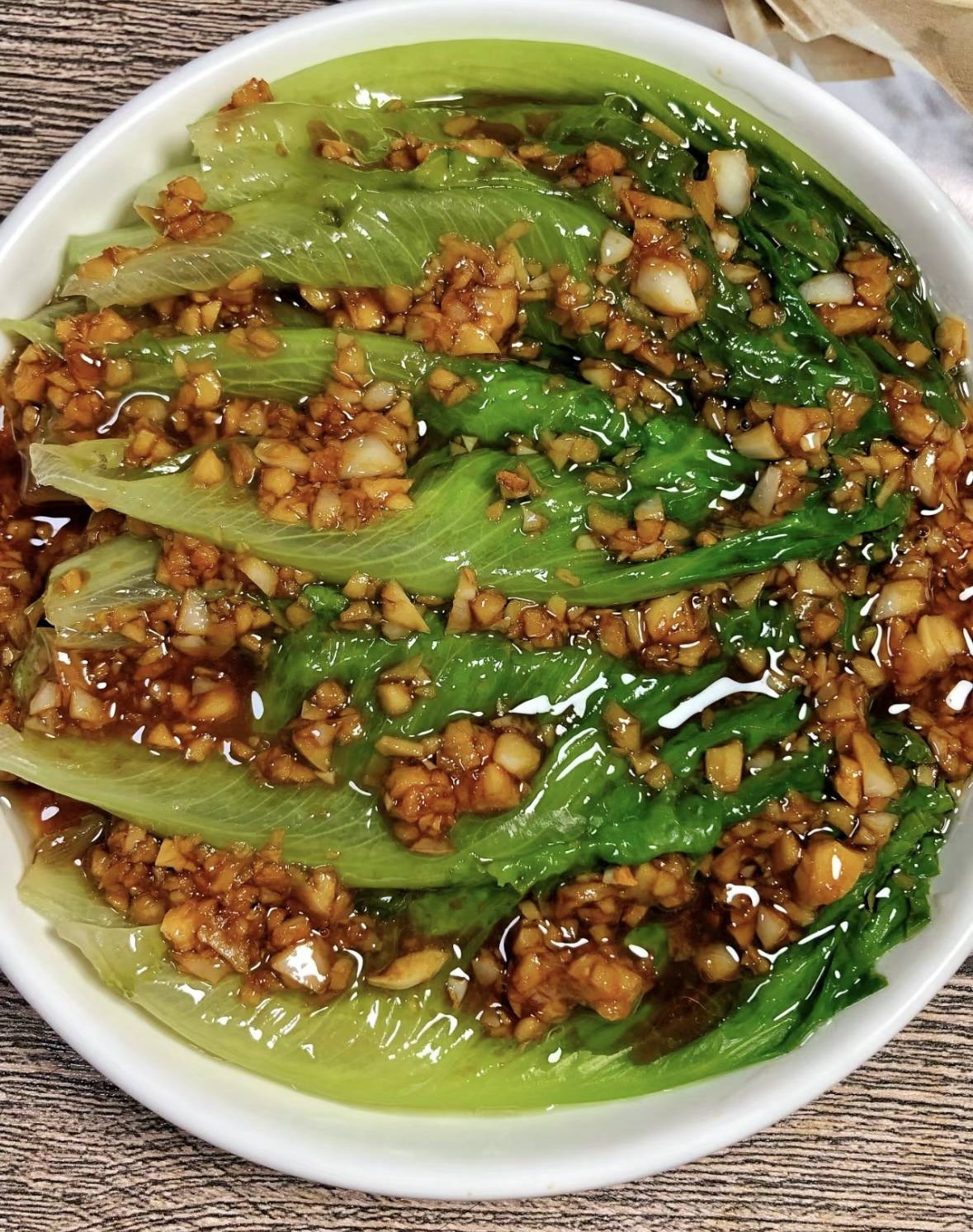 蒜茸生菜