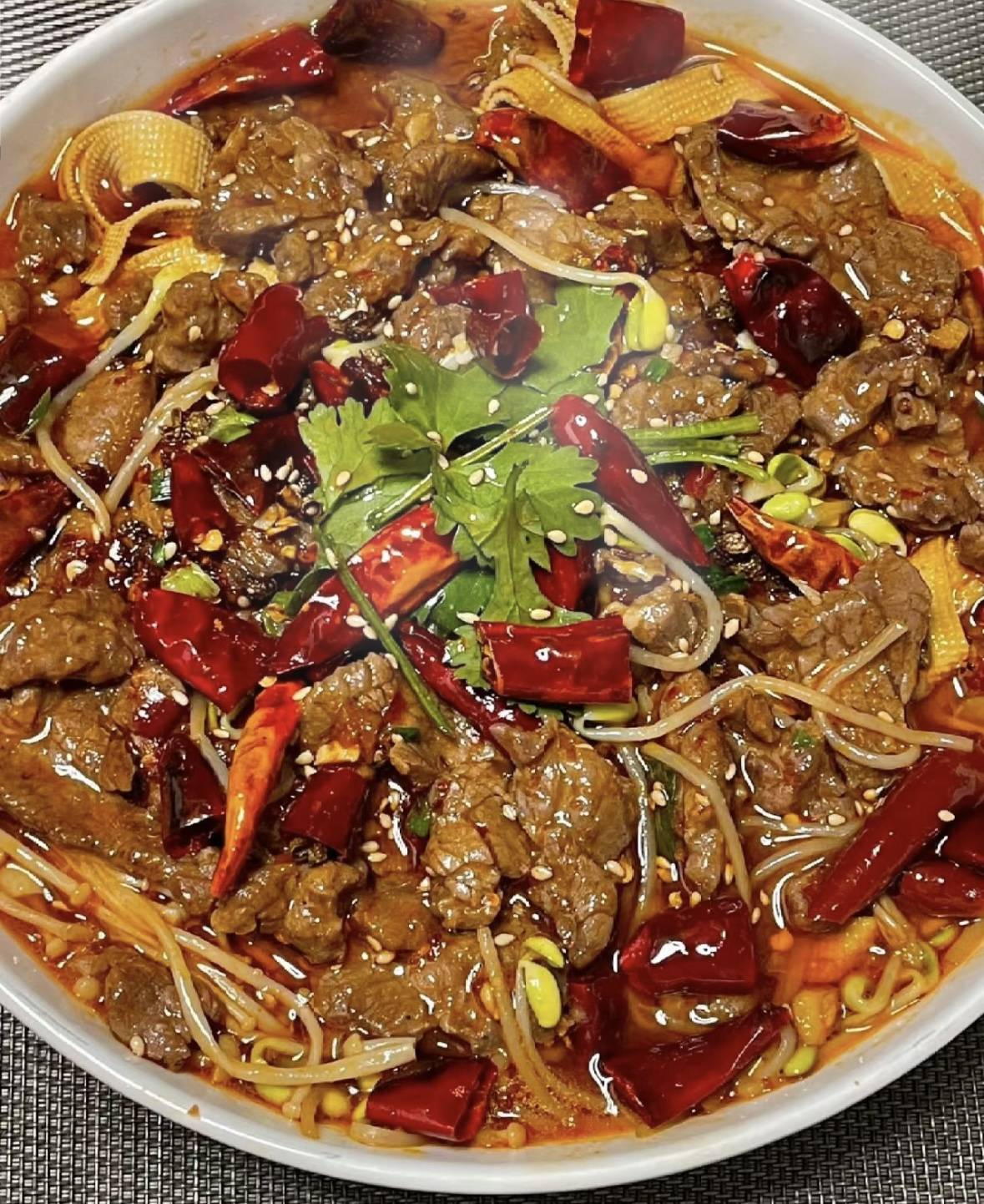 水煮牛肉