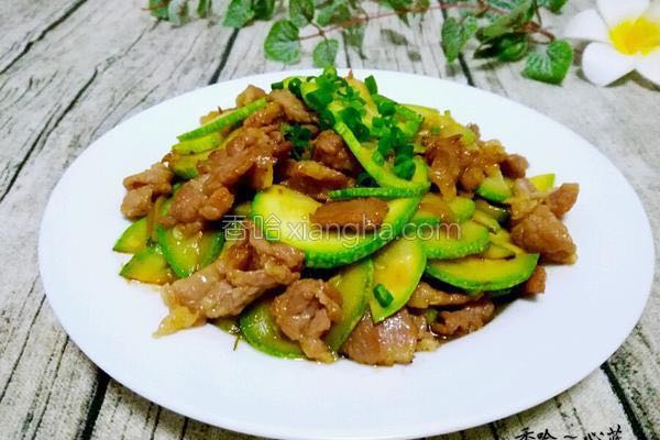 小瓜炒肉