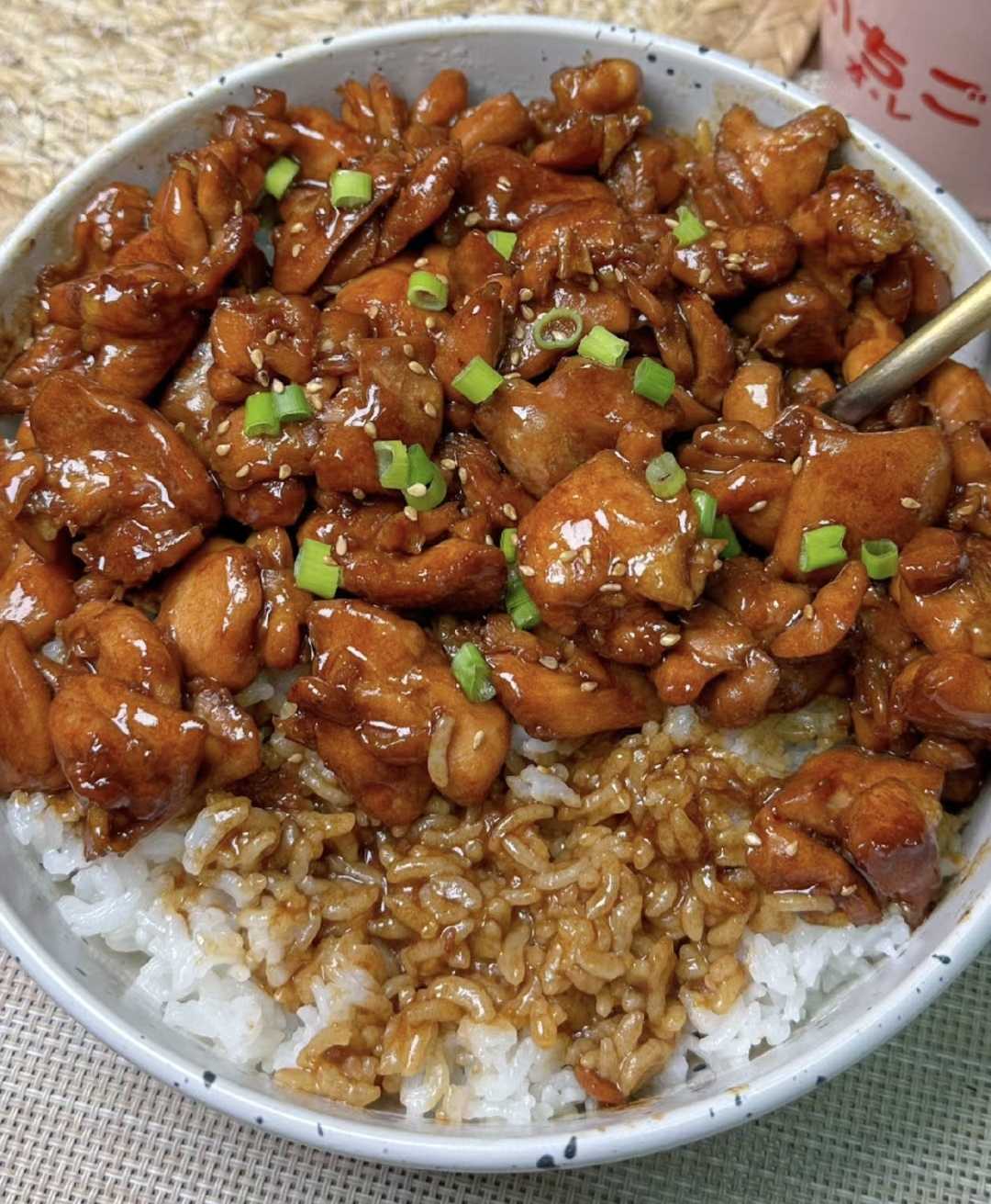 可乐鸡+鱼香茄子饭