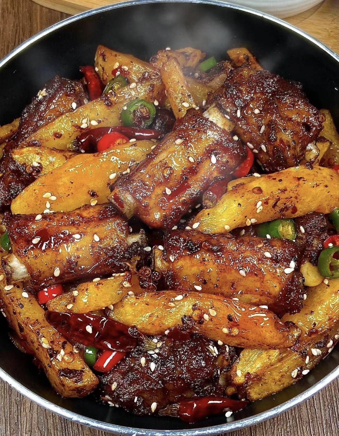 干锅排骨