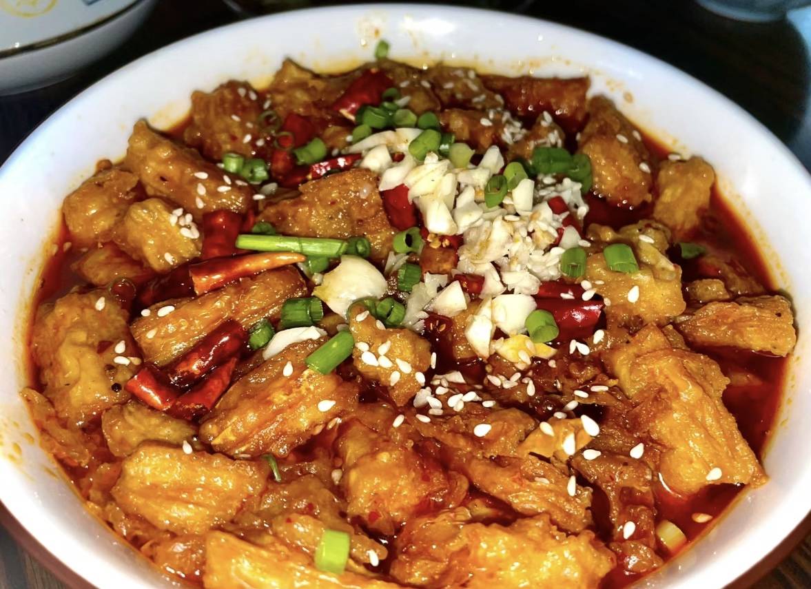 炝锅腐竹