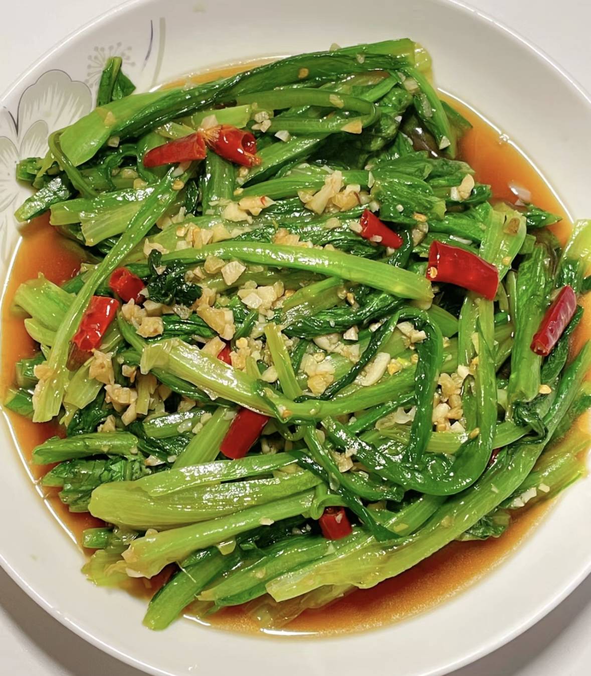 蒜茸油麦菜