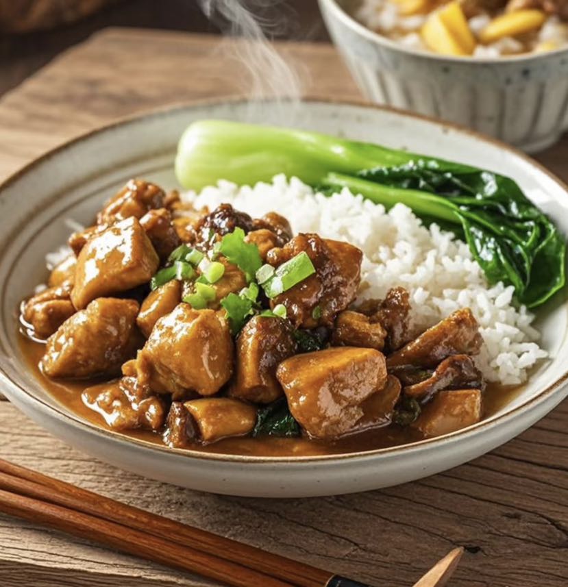 黄焖鸡饭