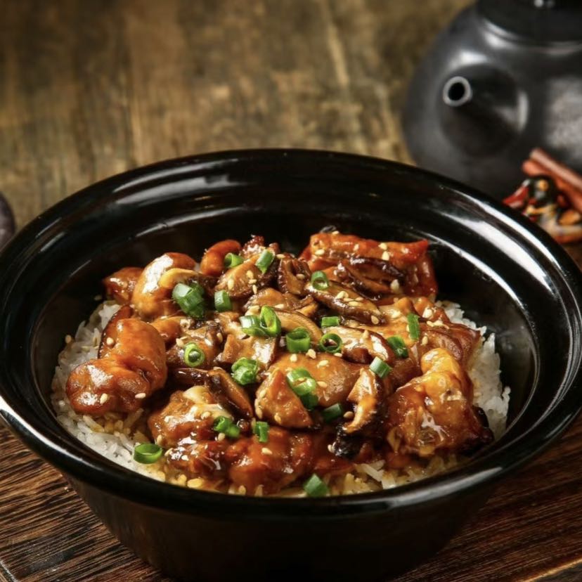 ❤风味紫苏鸭煲仔饭