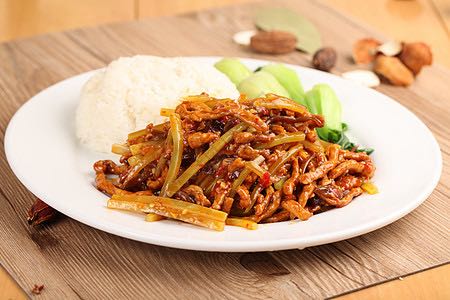 肉丝饭