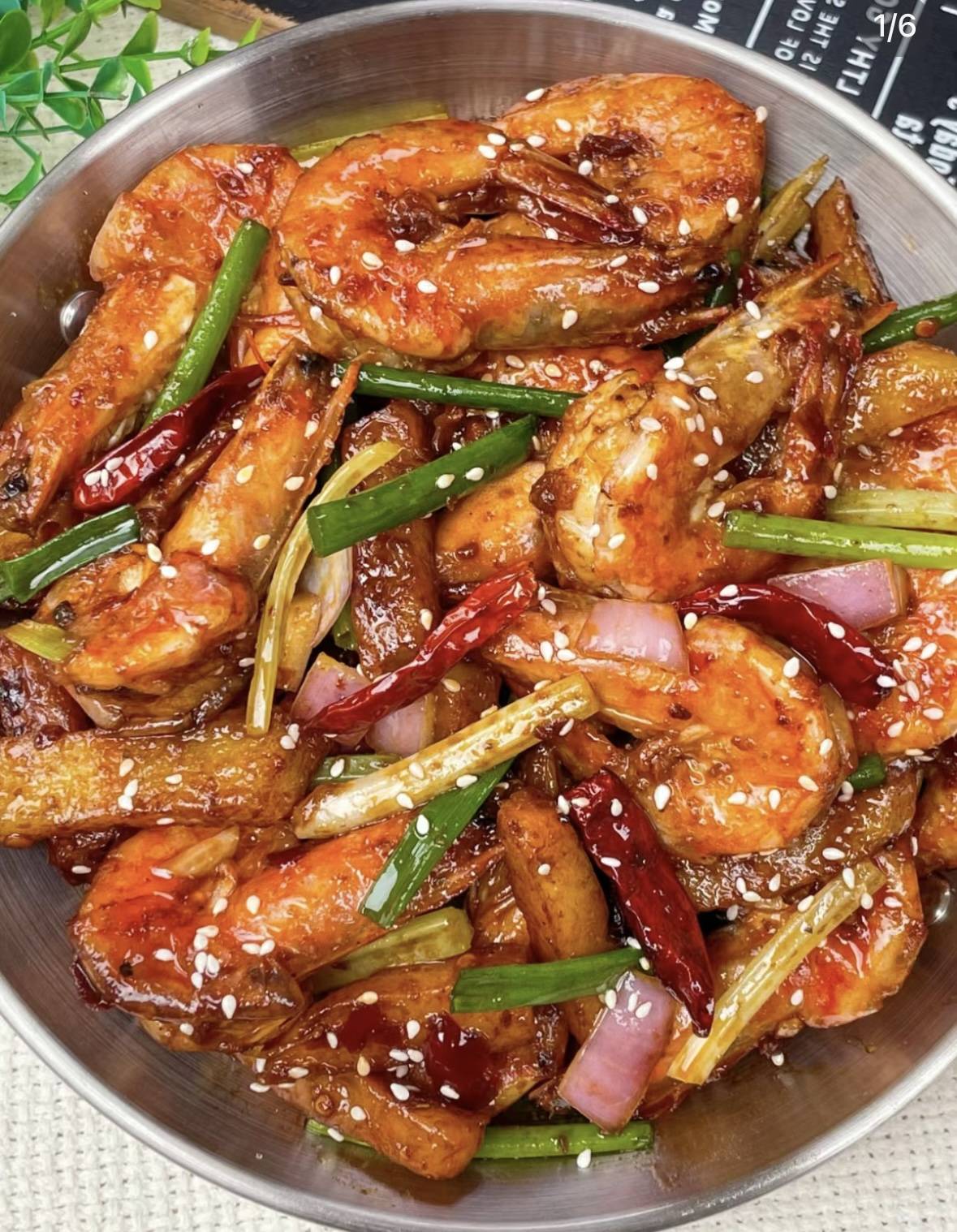 干锅香辣虾