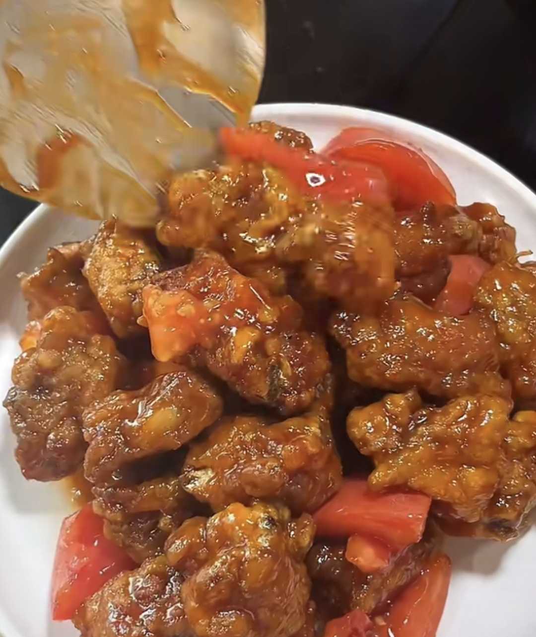 酸甜排骨+鱼香肉丝饭