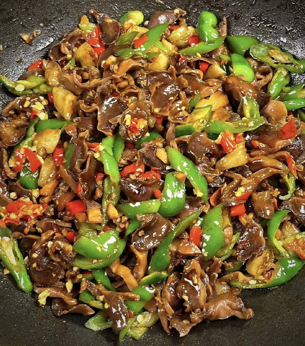 小炒鸡胗