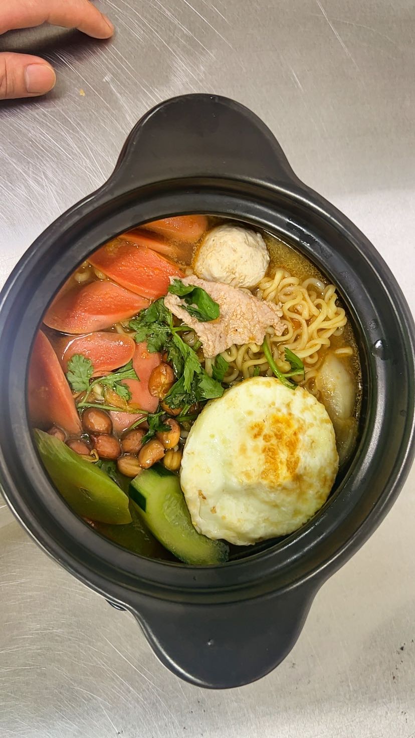 石锅街头泡面（乌冬面汤）