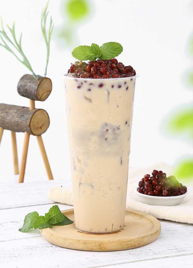 红豆奶茶