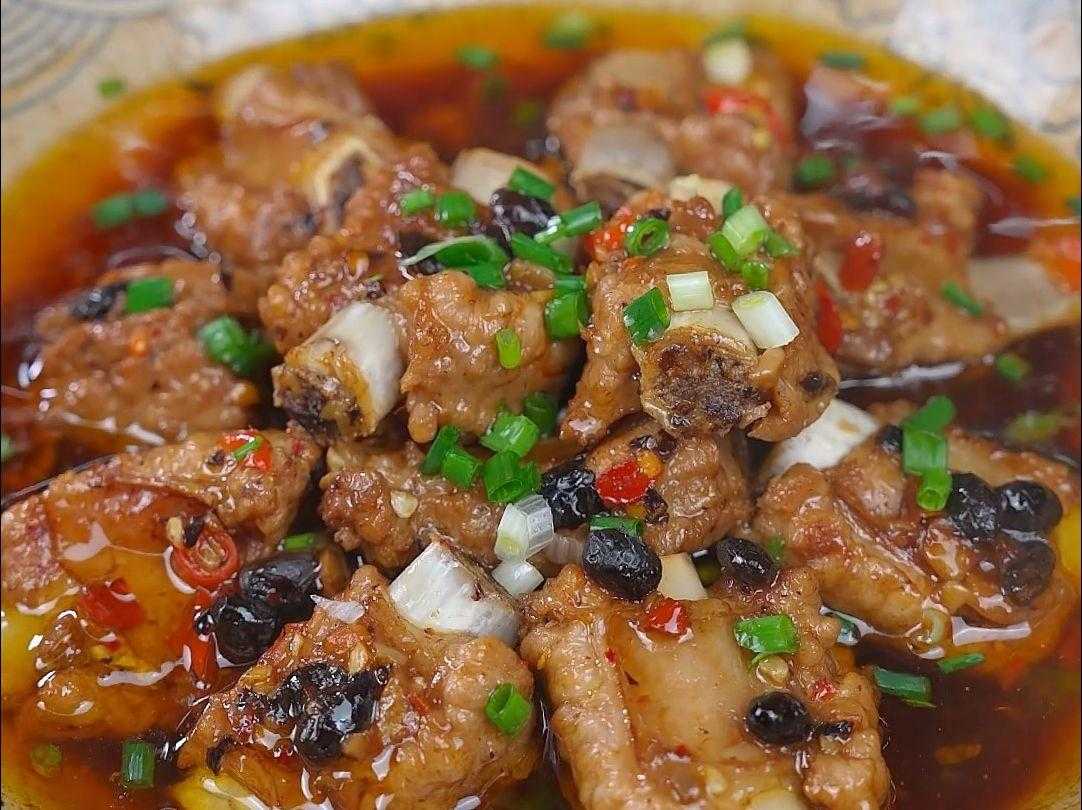 豆鼓蒸排骨饭