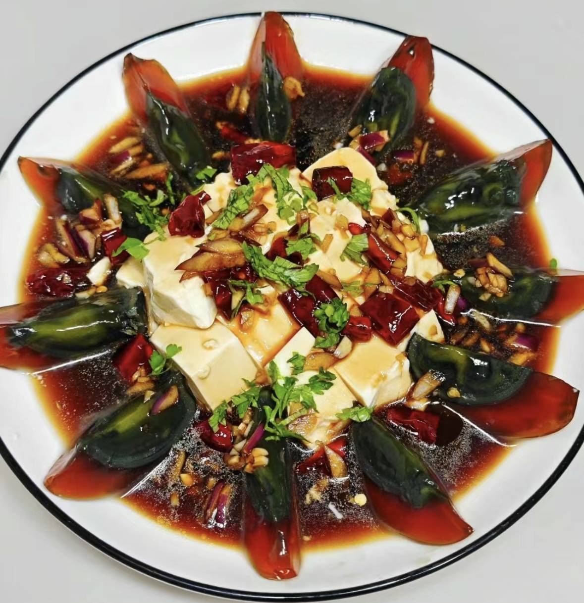 皮蛋豆腐