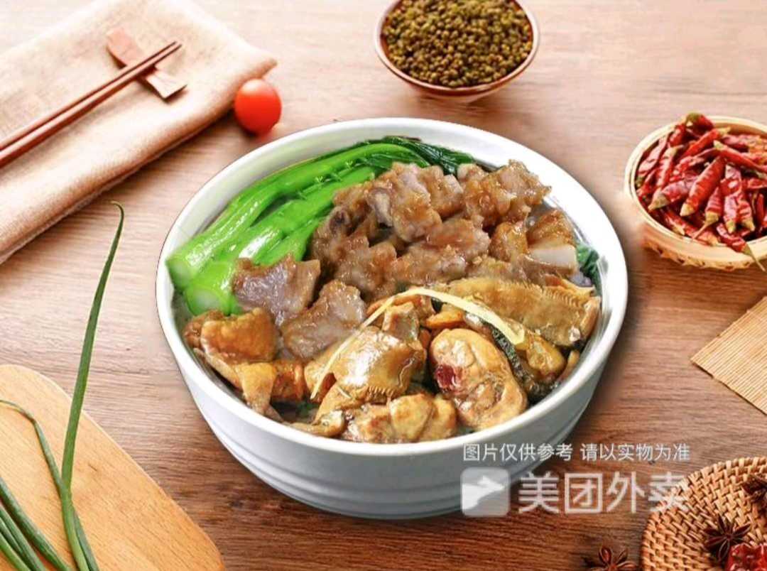 虫草花蒸鸡饭