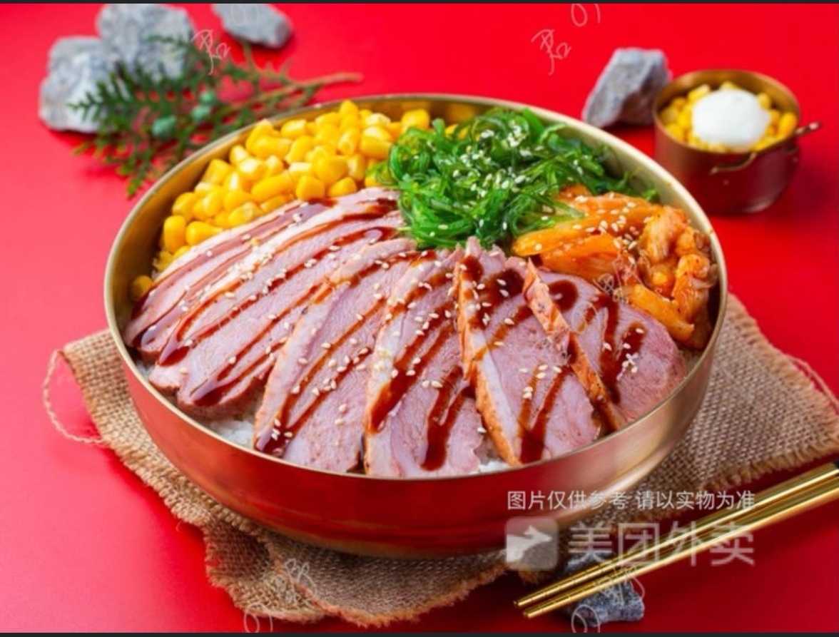 【烟熏味】黑椒鸭胸肉丼饭
