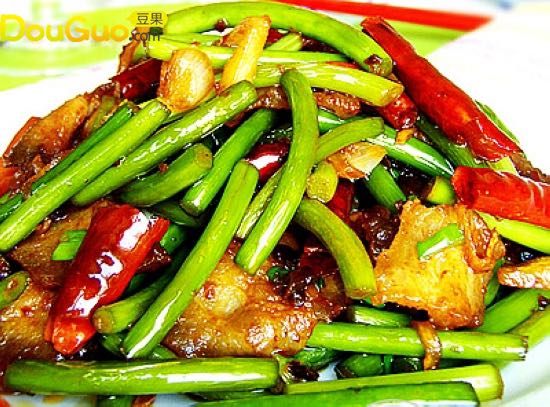 蒜苔回锅肉