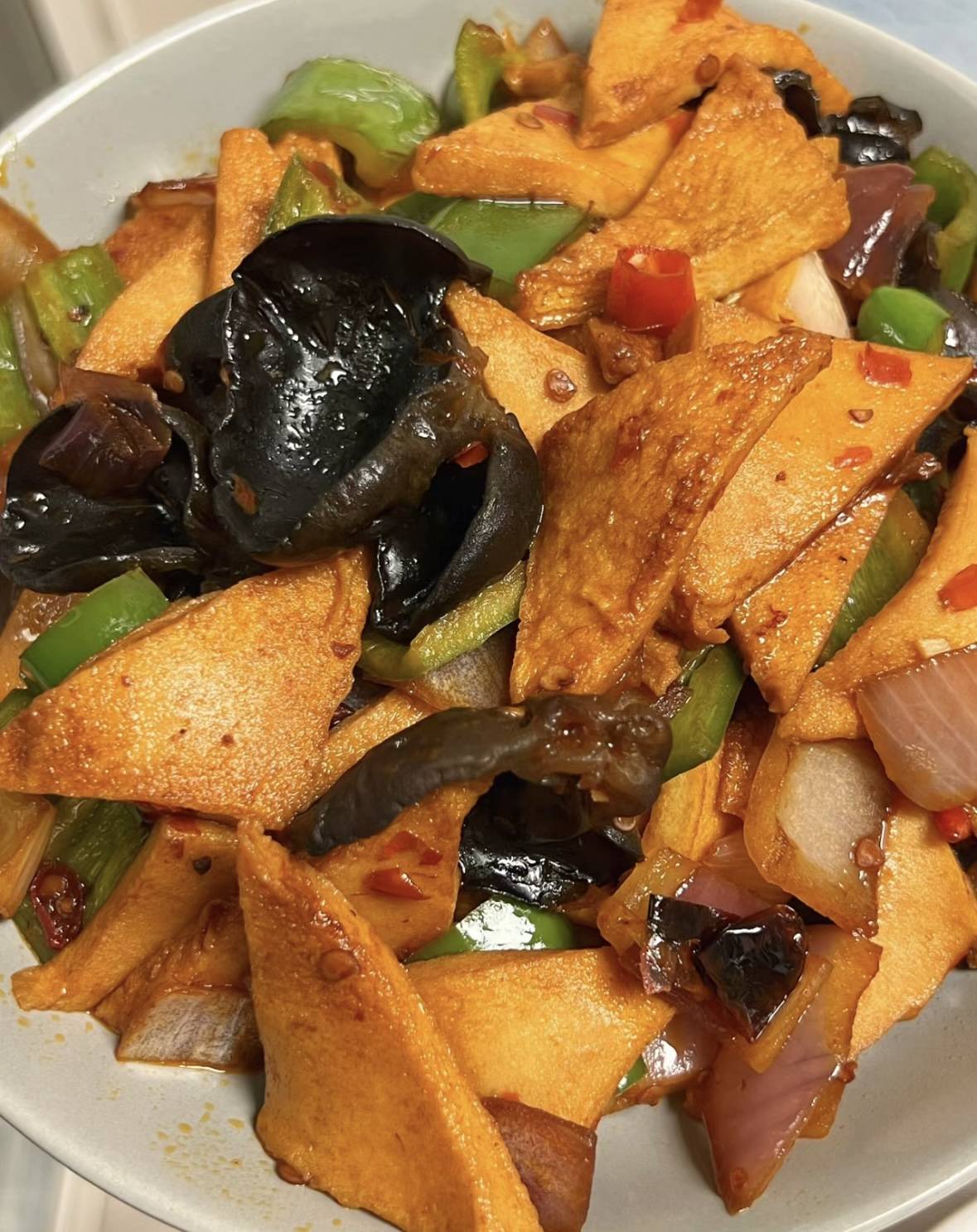 炒千叶豆腐