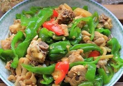青椒炒鸡肉