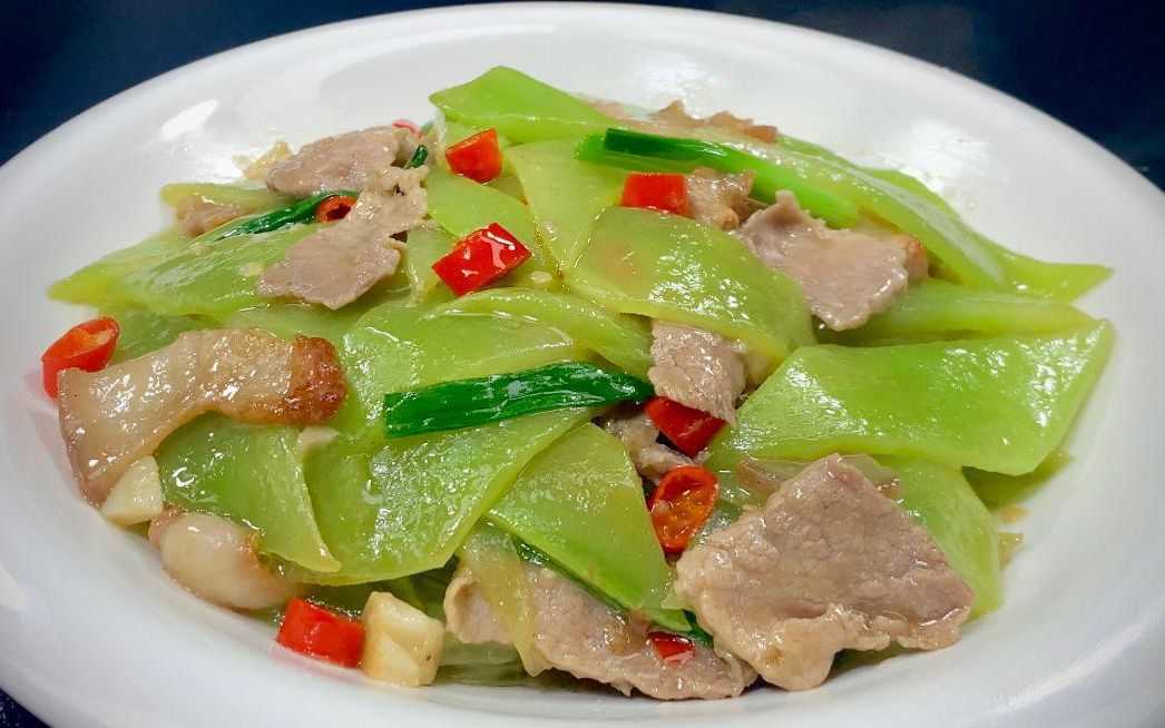 莴笋炒肉