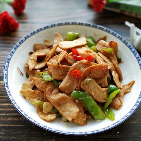 肉片炒素豆耳