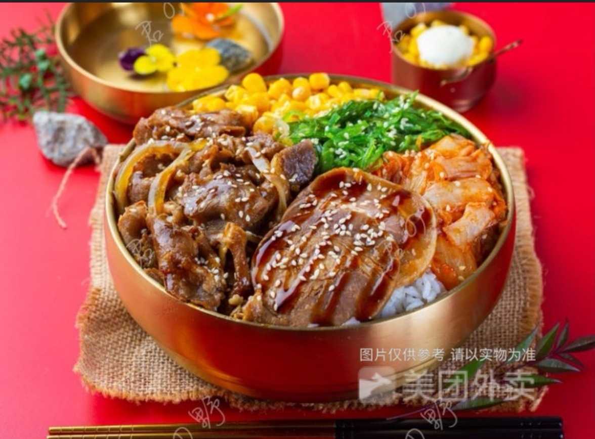 【垂涎三尺】叉烧拼肥牛丼饭