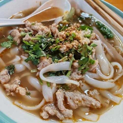 瘦肉河粉
