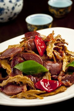 鸭肉榨菜丝