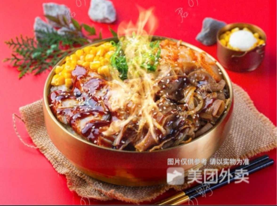 【元気优选】精品肥牛拼鳗鱼丼饭