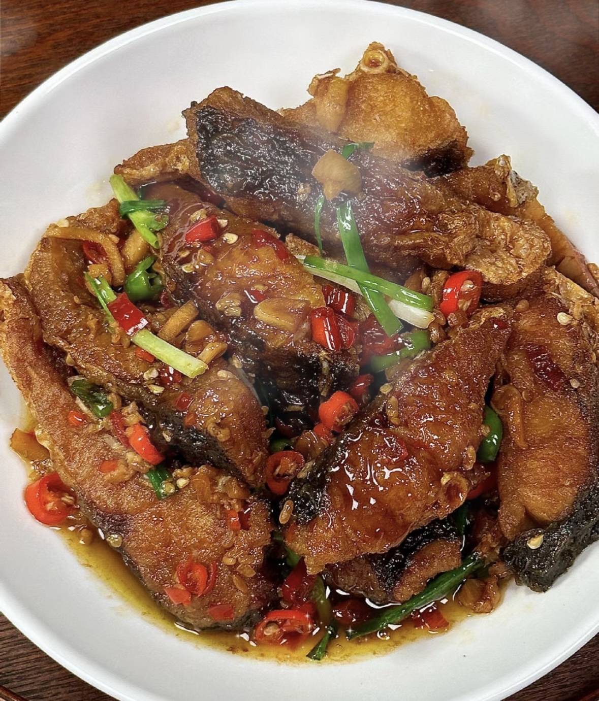红烧鱼块