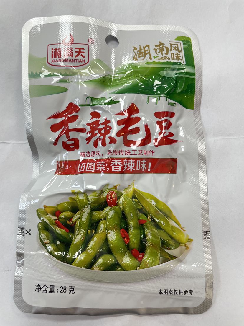 湘满天香辣毛豆香辣味