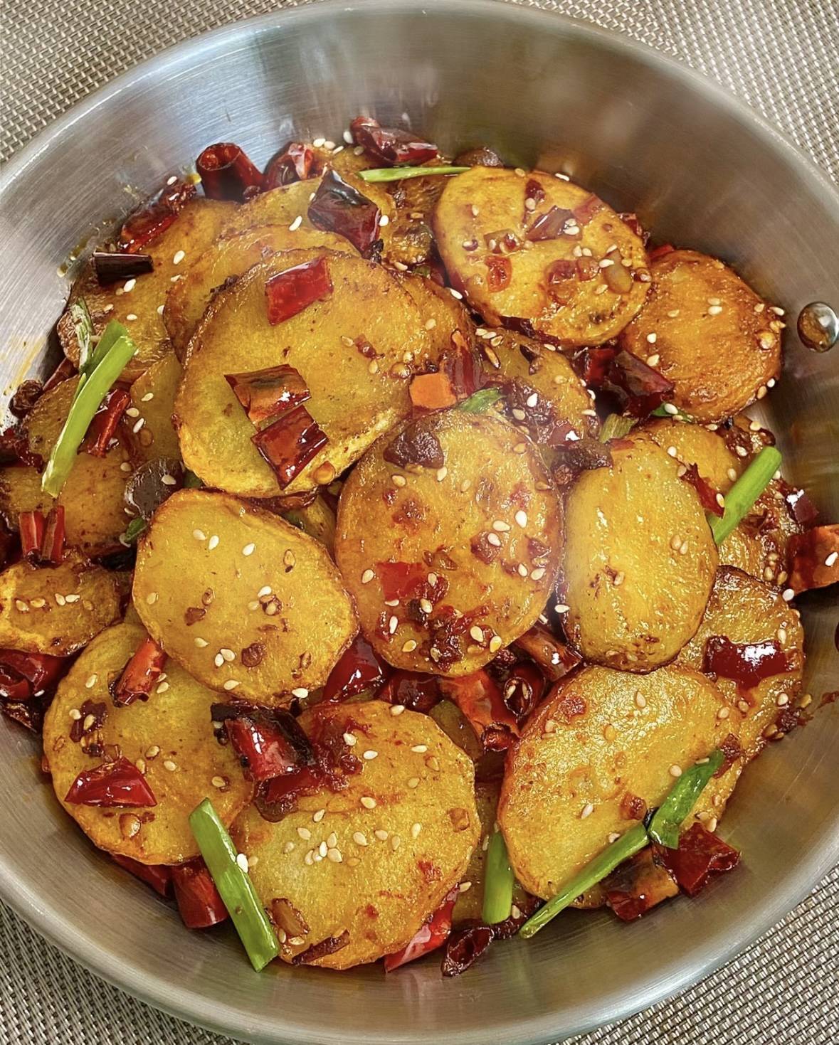 干锅土豆片