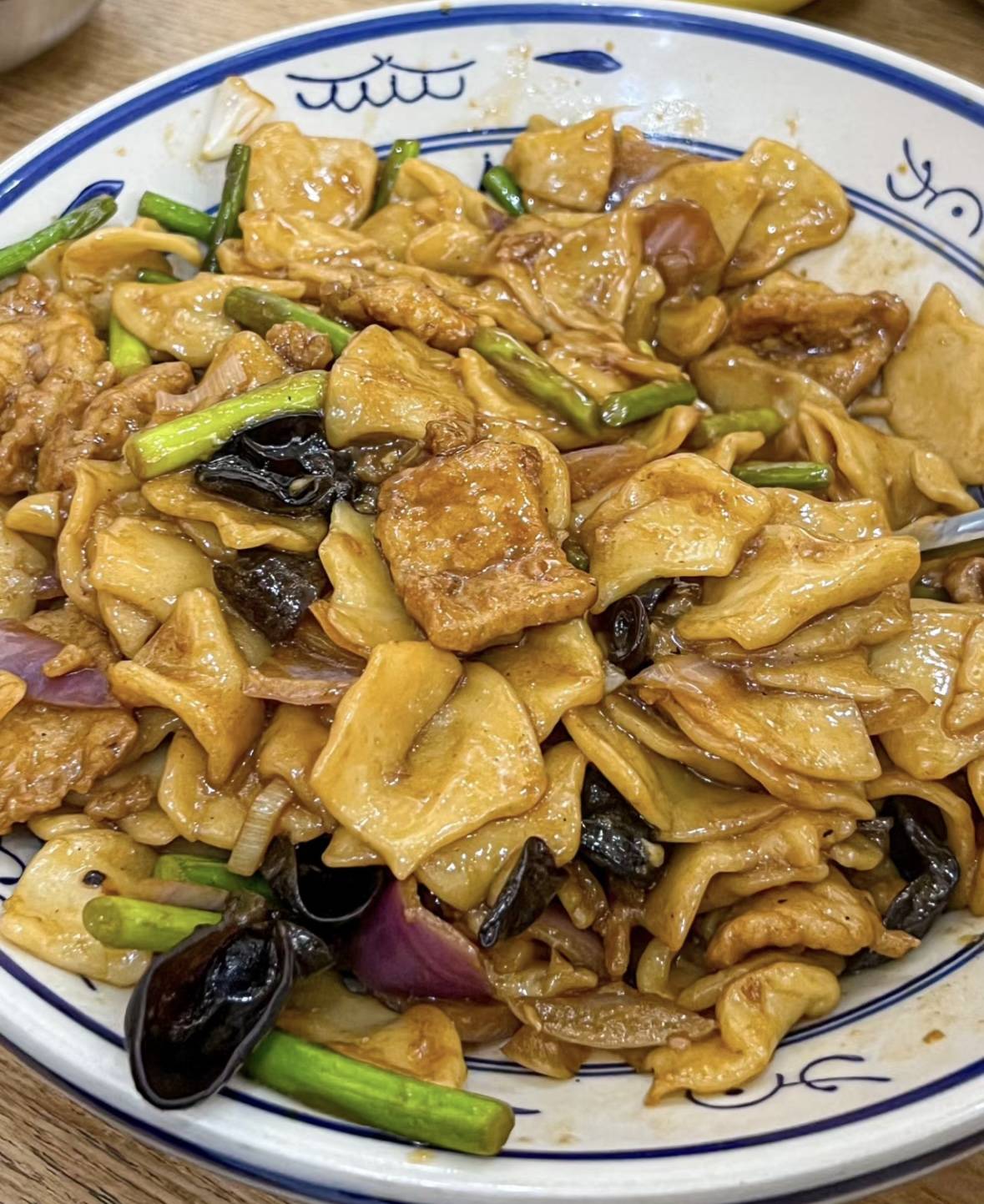 过油肉炒面