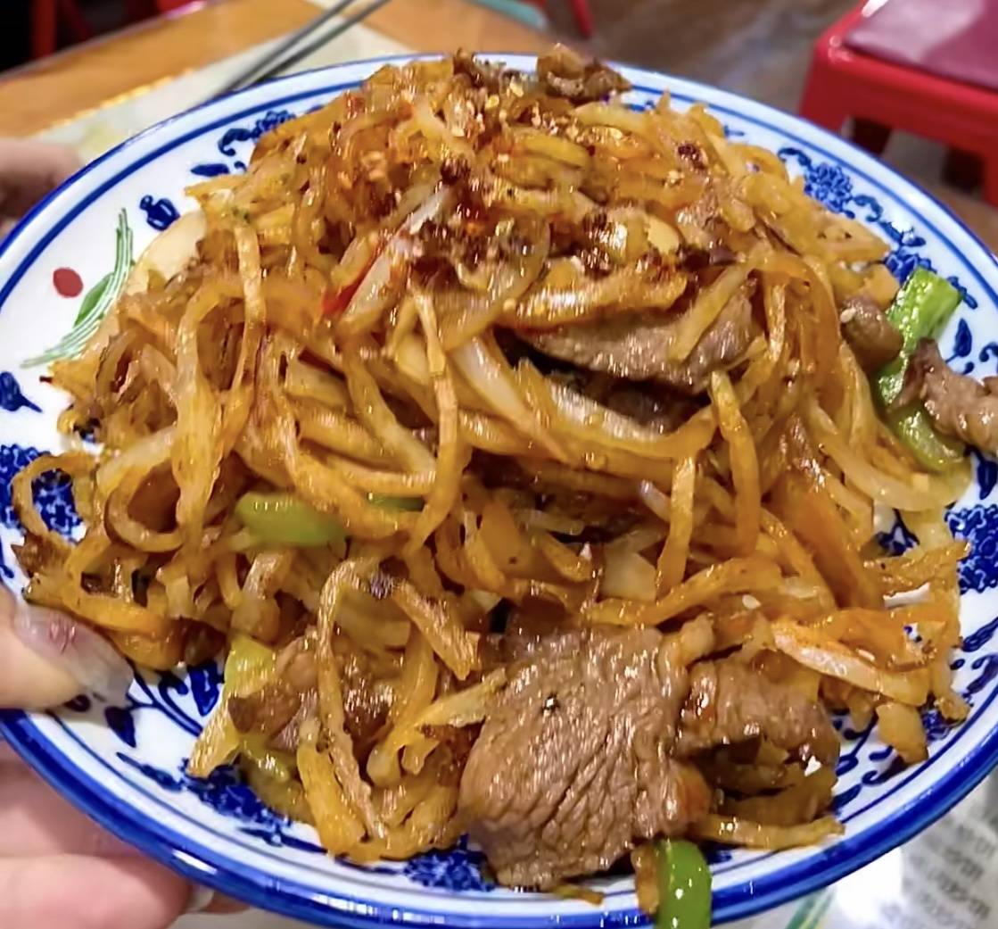 肉炒饼