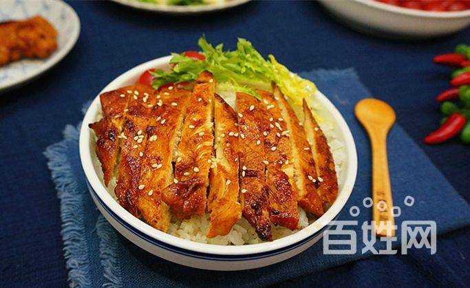 奥尔良烤鸡饭