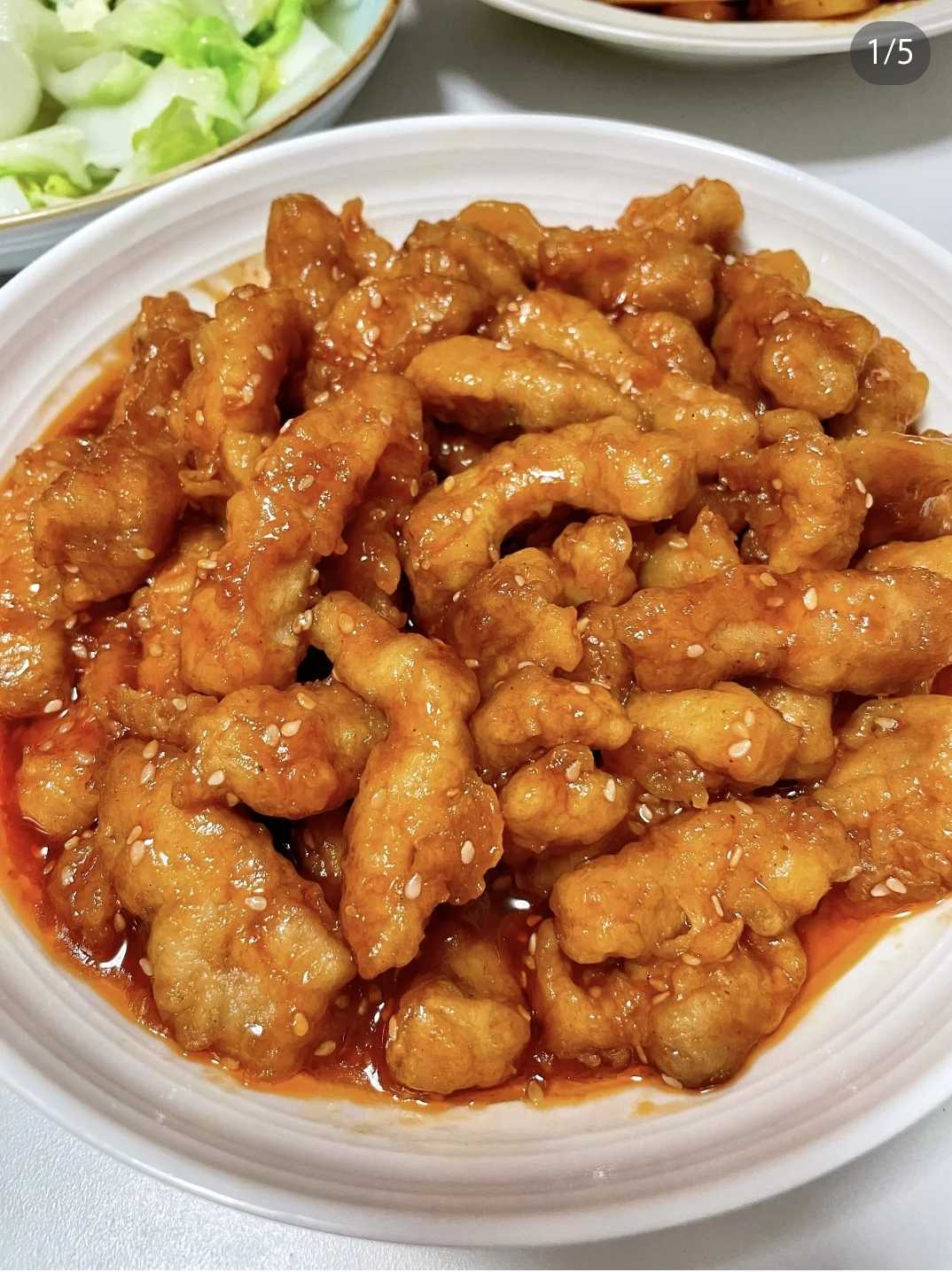 糖醋里脊+鱼香肉丝