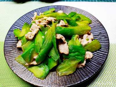 凉瓜炒肉