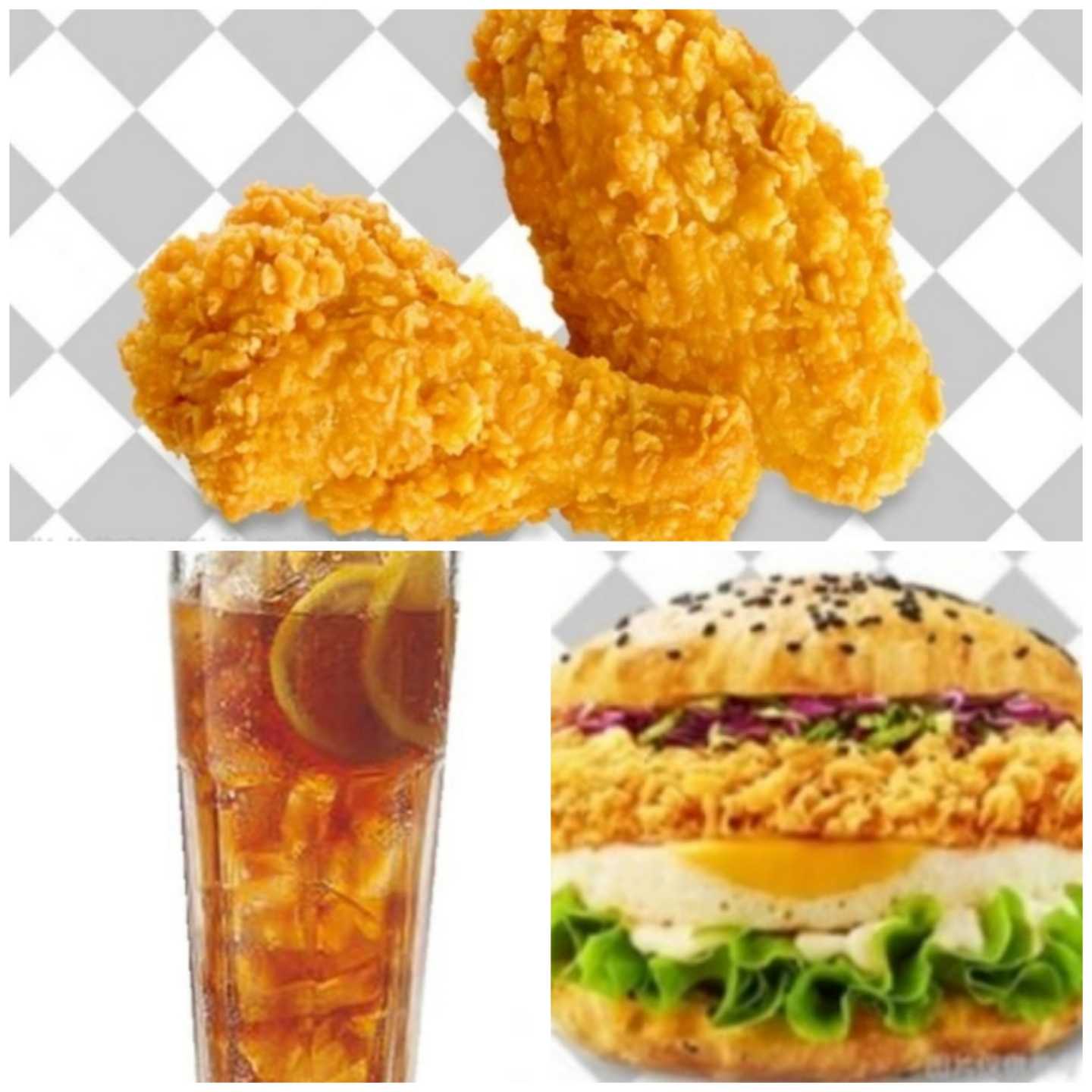 鸡腿堡+辣翅（一对）+可乐