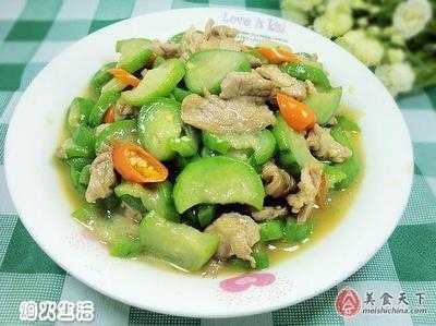 丝瓜炒肉