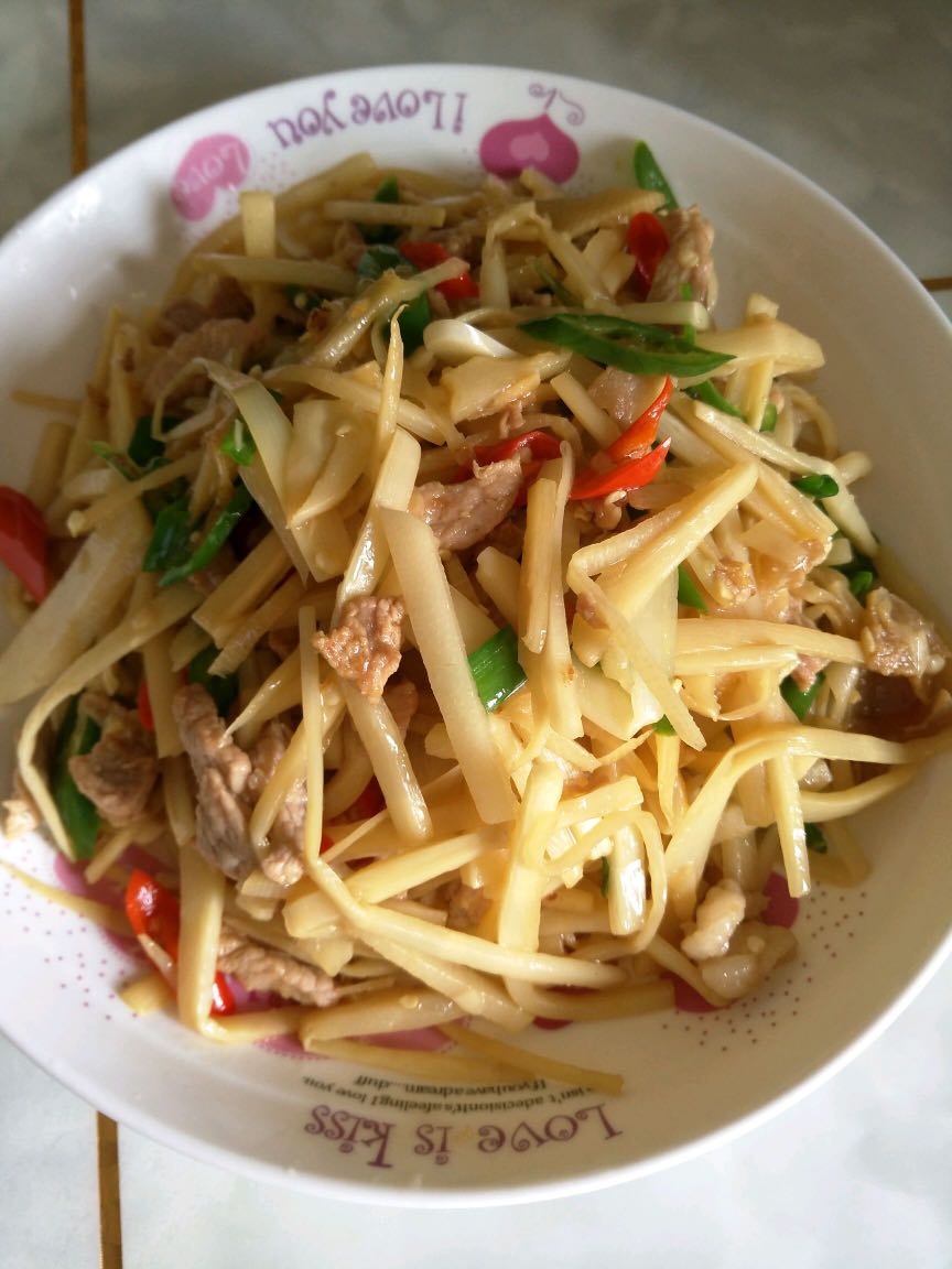 笋丝炒肉