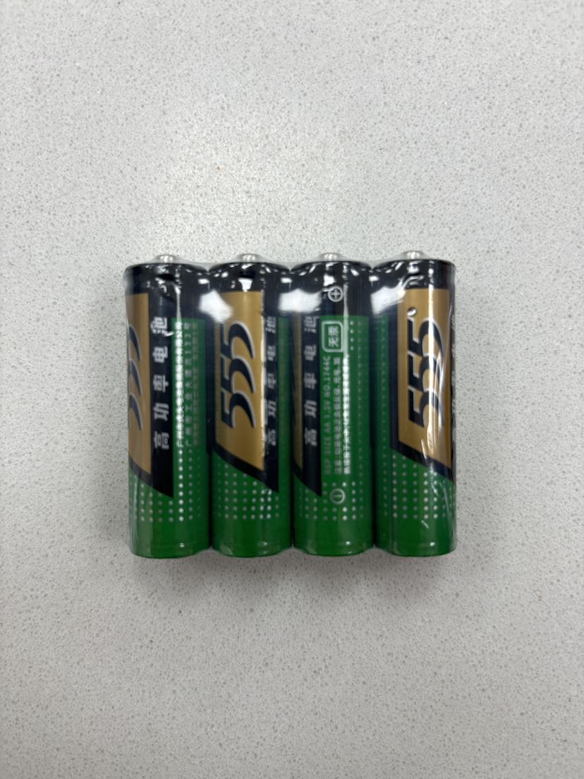 555高锌5号电池1粒
