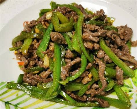 青椒炒牛肉