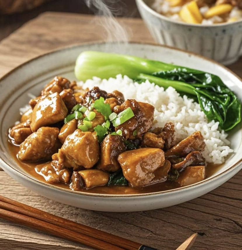 黄焖鸡饭