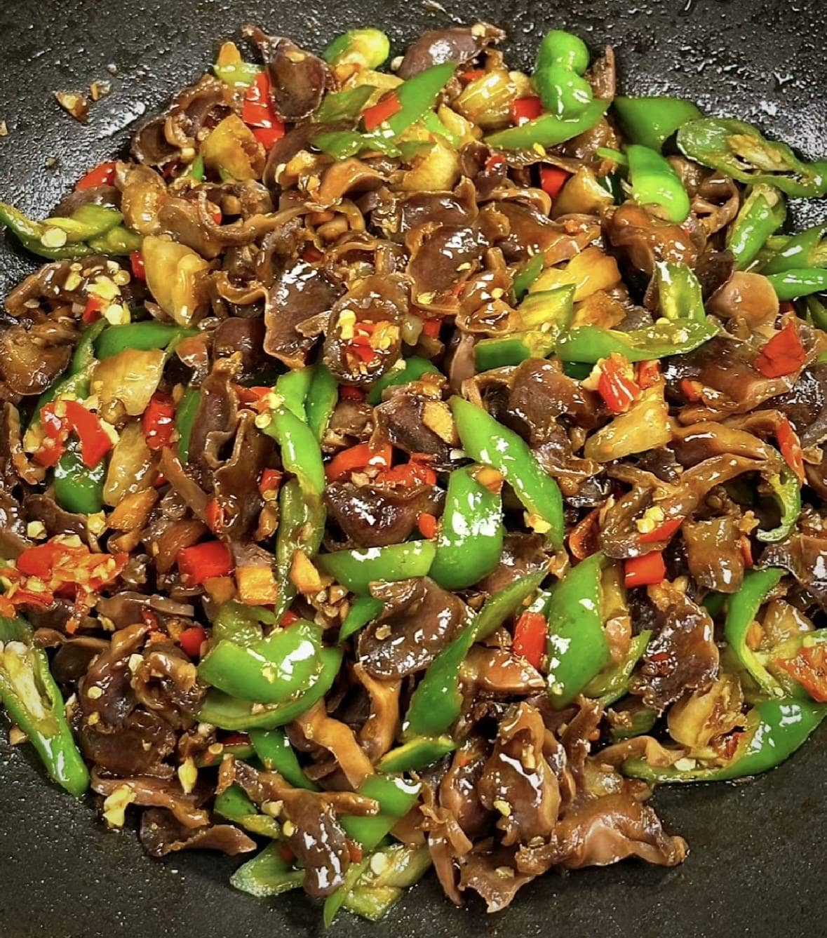 小炒鸡胗
