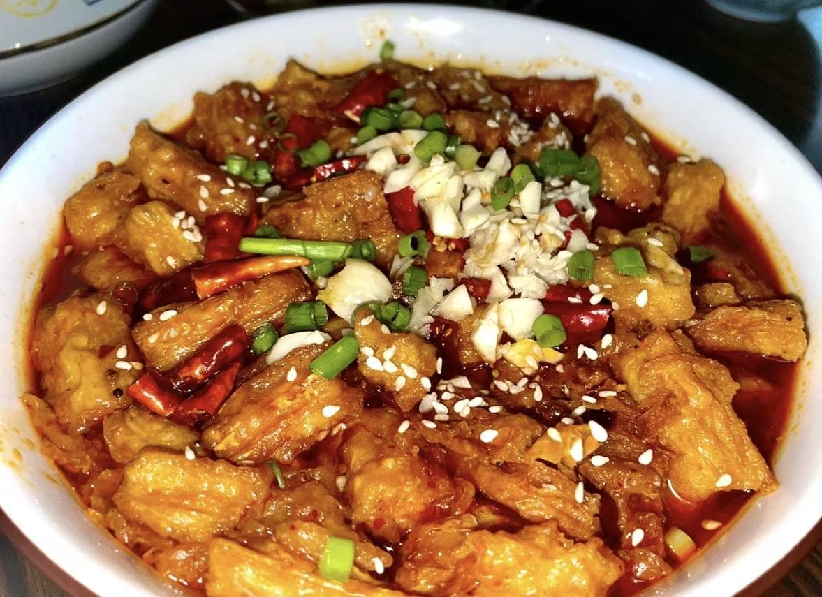 炝锅腐竹