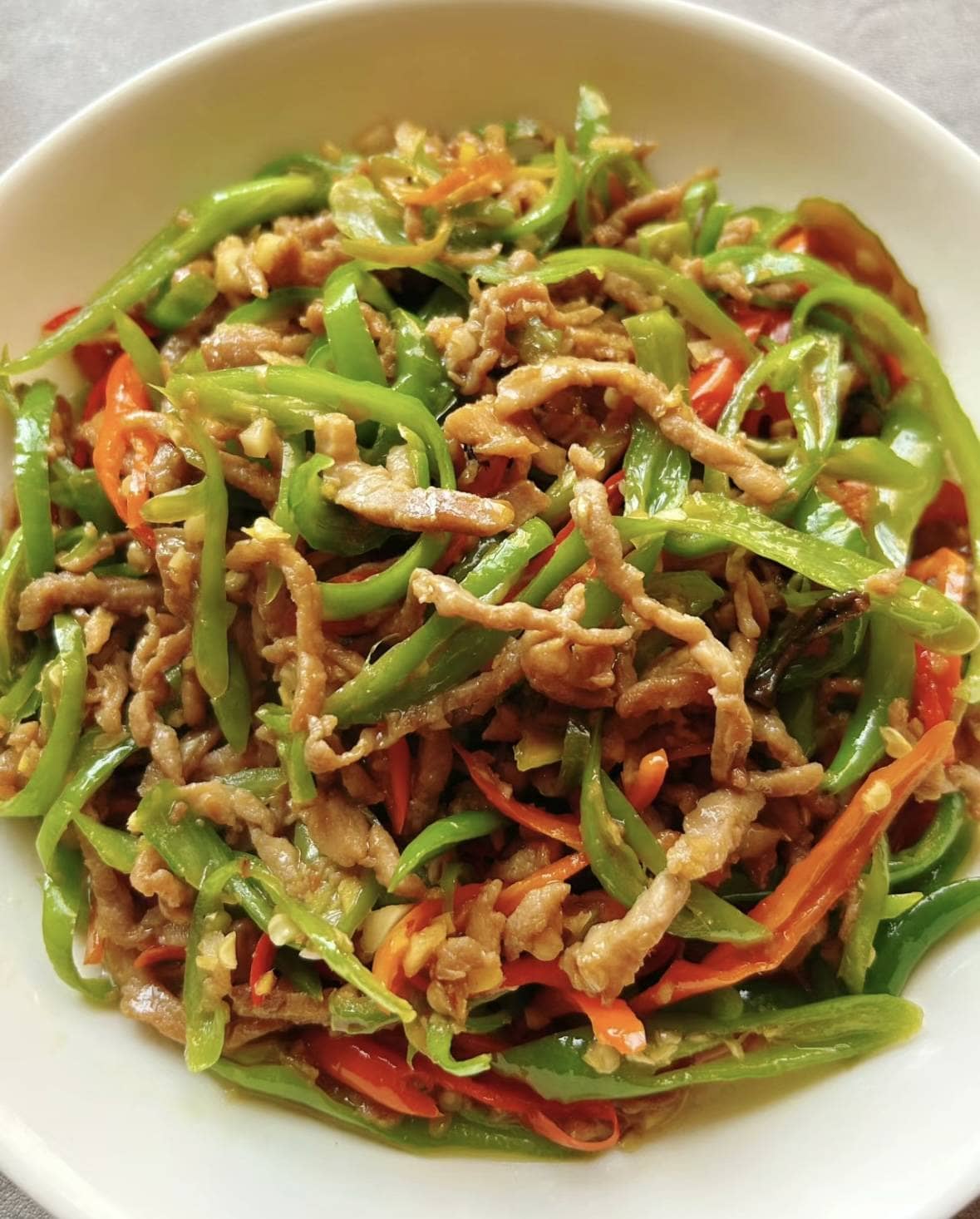 尖椒肉丝